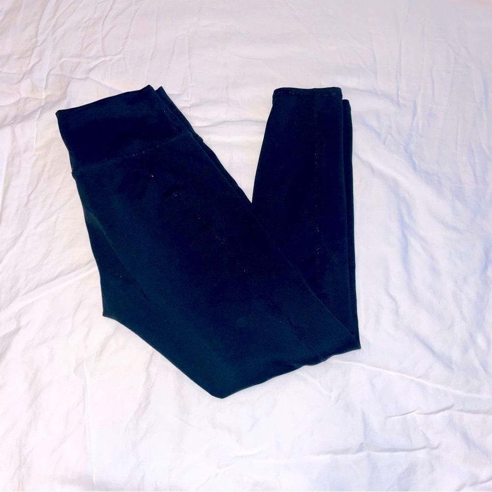 Fabletics Powerhold, black leggings, women's size S